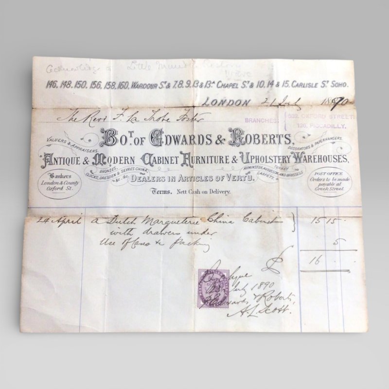 Edwards & Roberts Dutch Marquetry Display Cabinet On Chest - Image 14